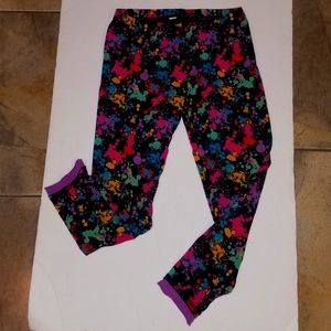 The Children's Place leggings.  Splatter paint.